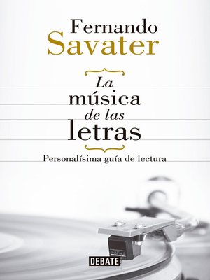 cover image of La música de las letras